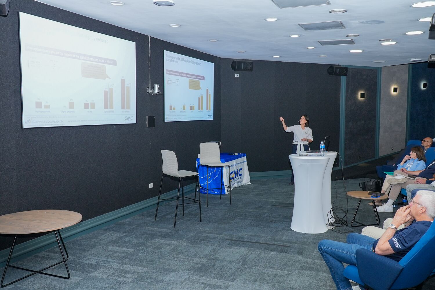 A management address during the kickoff programme