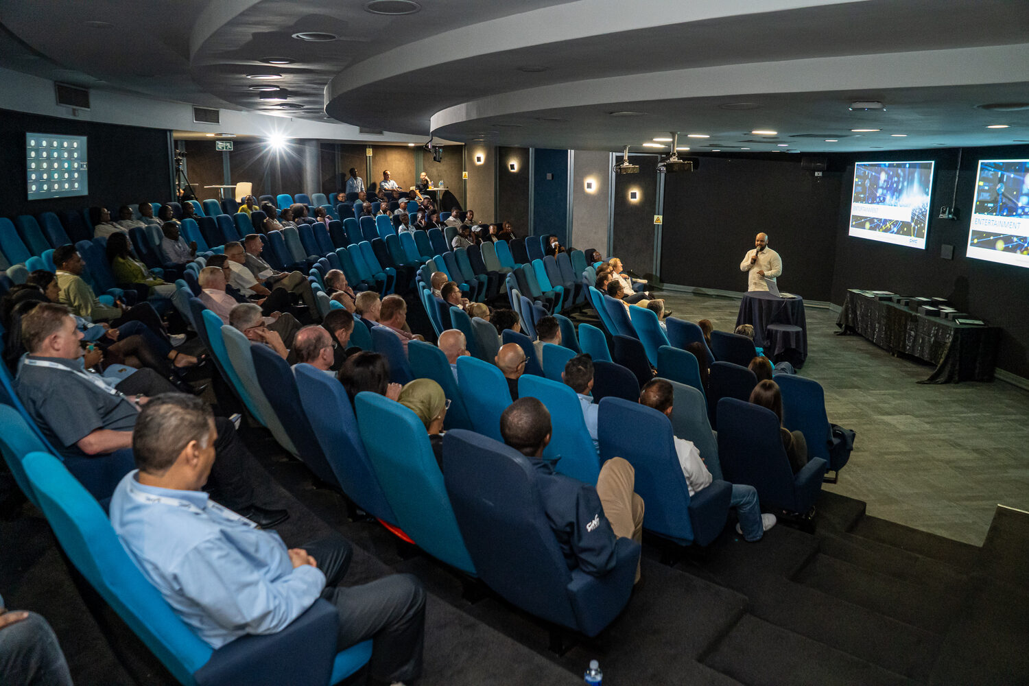 A wide view of the 2026 kick-off auditorium