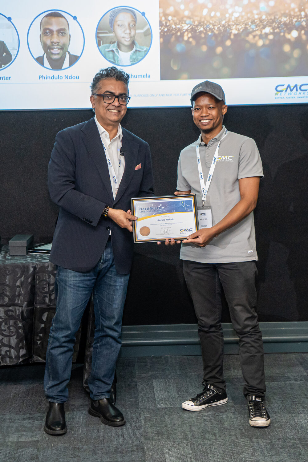 An award presented on stage at the 2026 kick-off