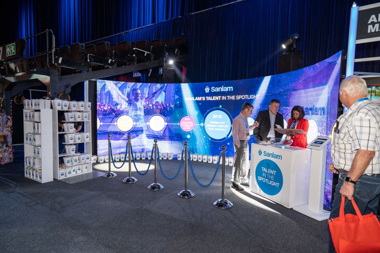 Exhibition activity during the celebration