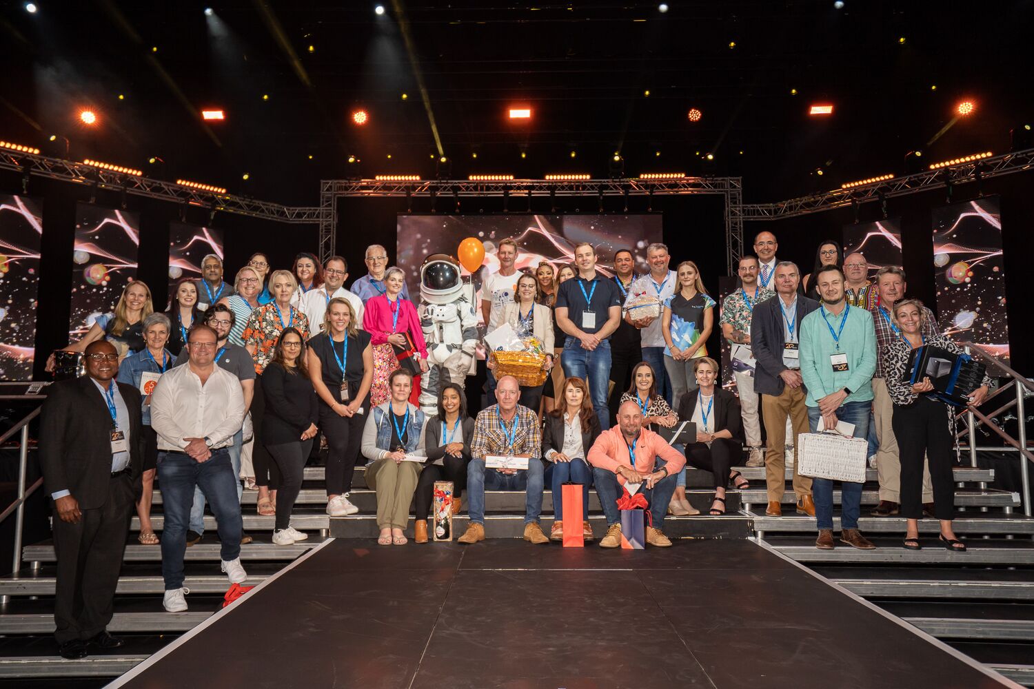 Group photograph of the Efficient Wealth team