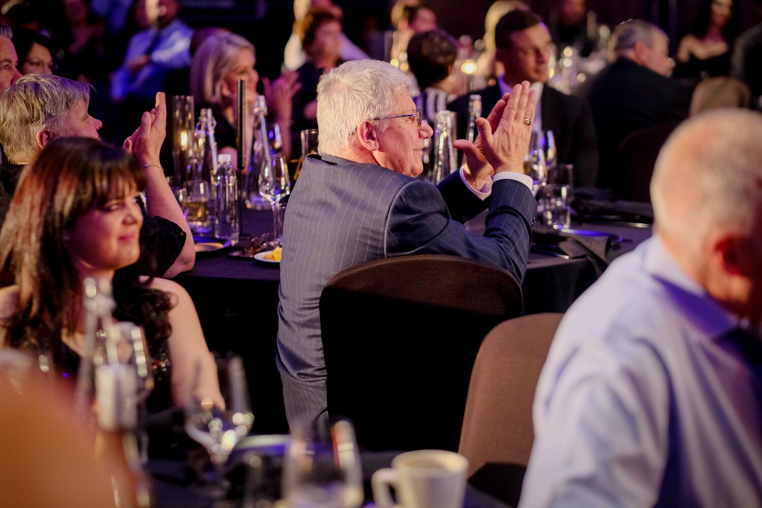 Guests enjoying the evening's celebrations