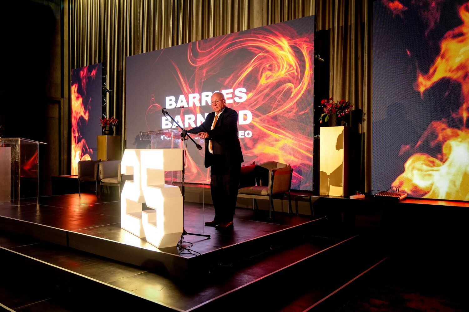 Formal proceedings on the anniversary stage