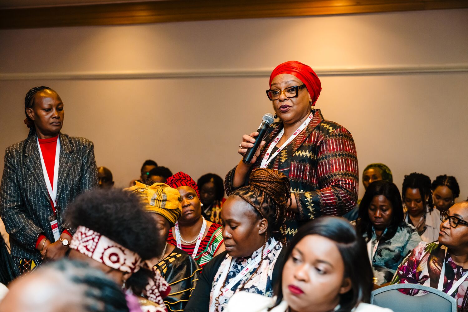 Delegates listening during a breakaway session