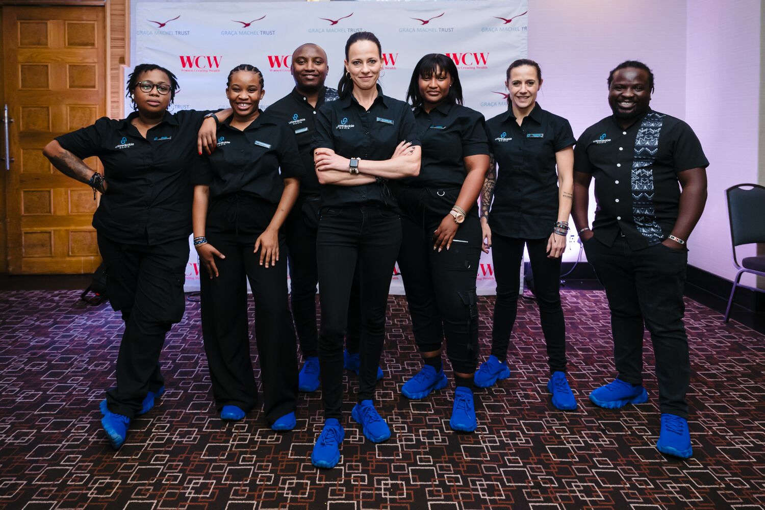 The Unbreakable Media crew at the Women Creating Wealth Entrepreneurship Summit 2025
