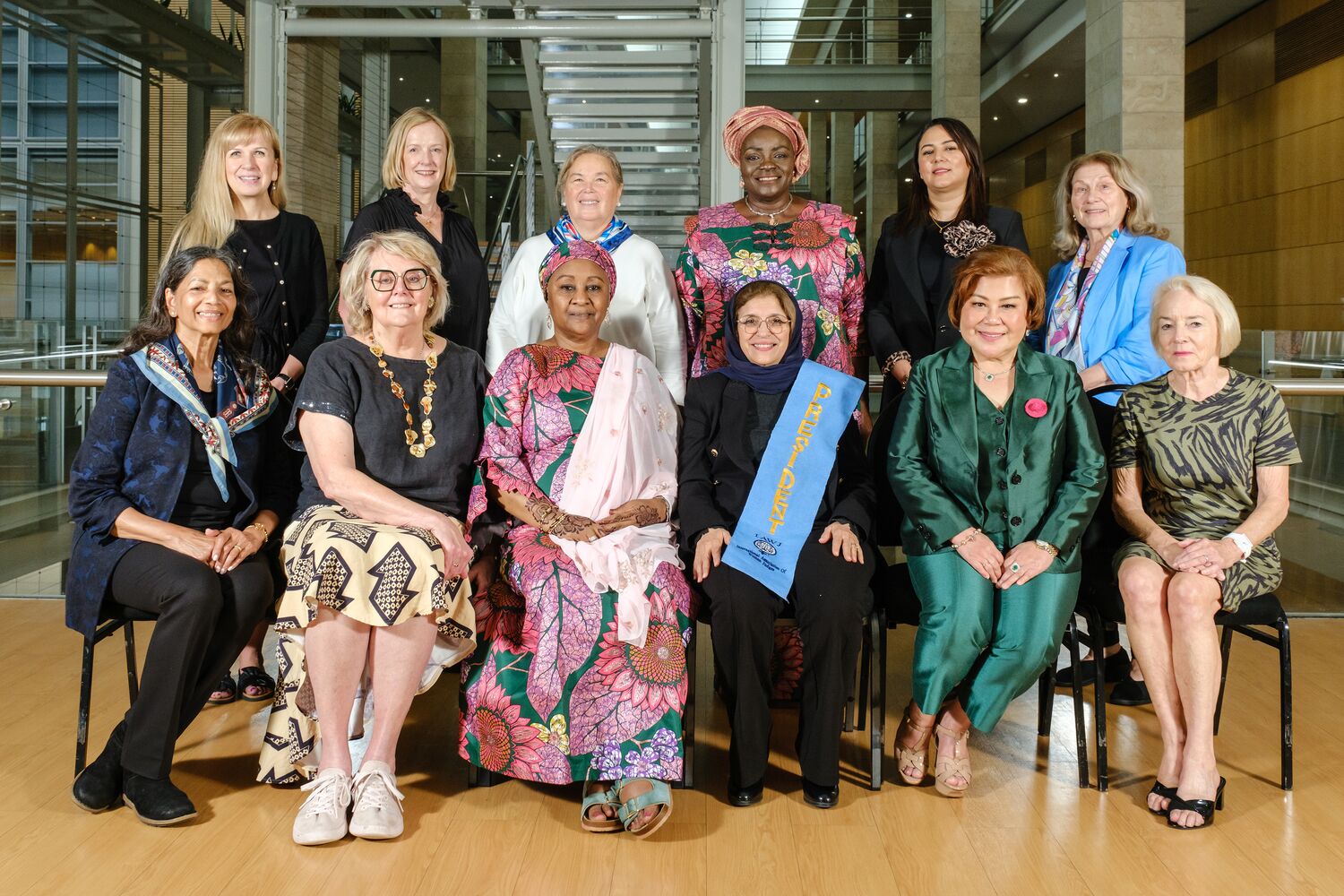 The newly elected IAWJ board group photograph