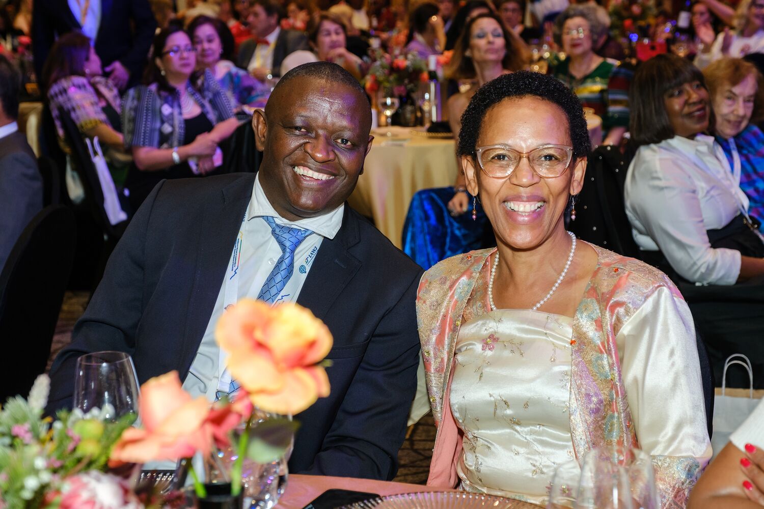 Guests at the conference gala dinner