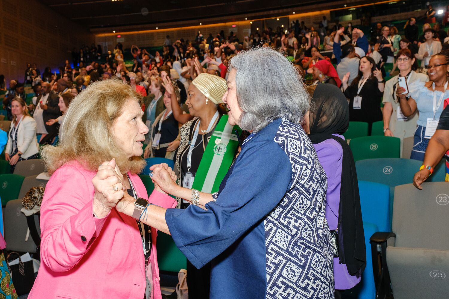 A memorable moment shared among delegates