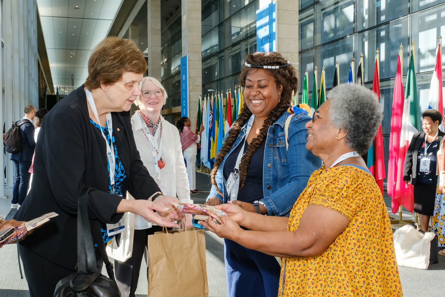 Delegates networking between sessions