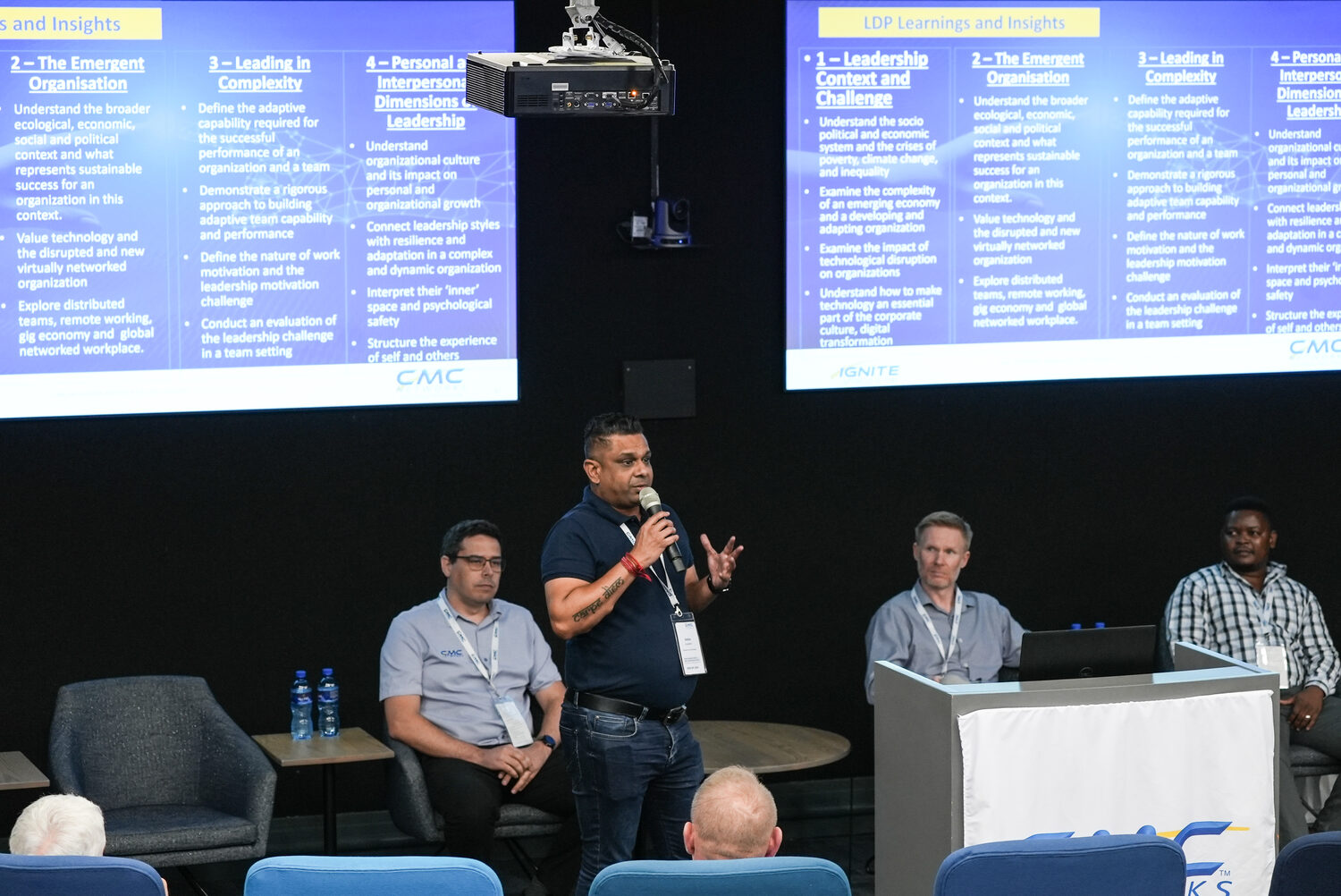 A panel discussion at Ignite 2024