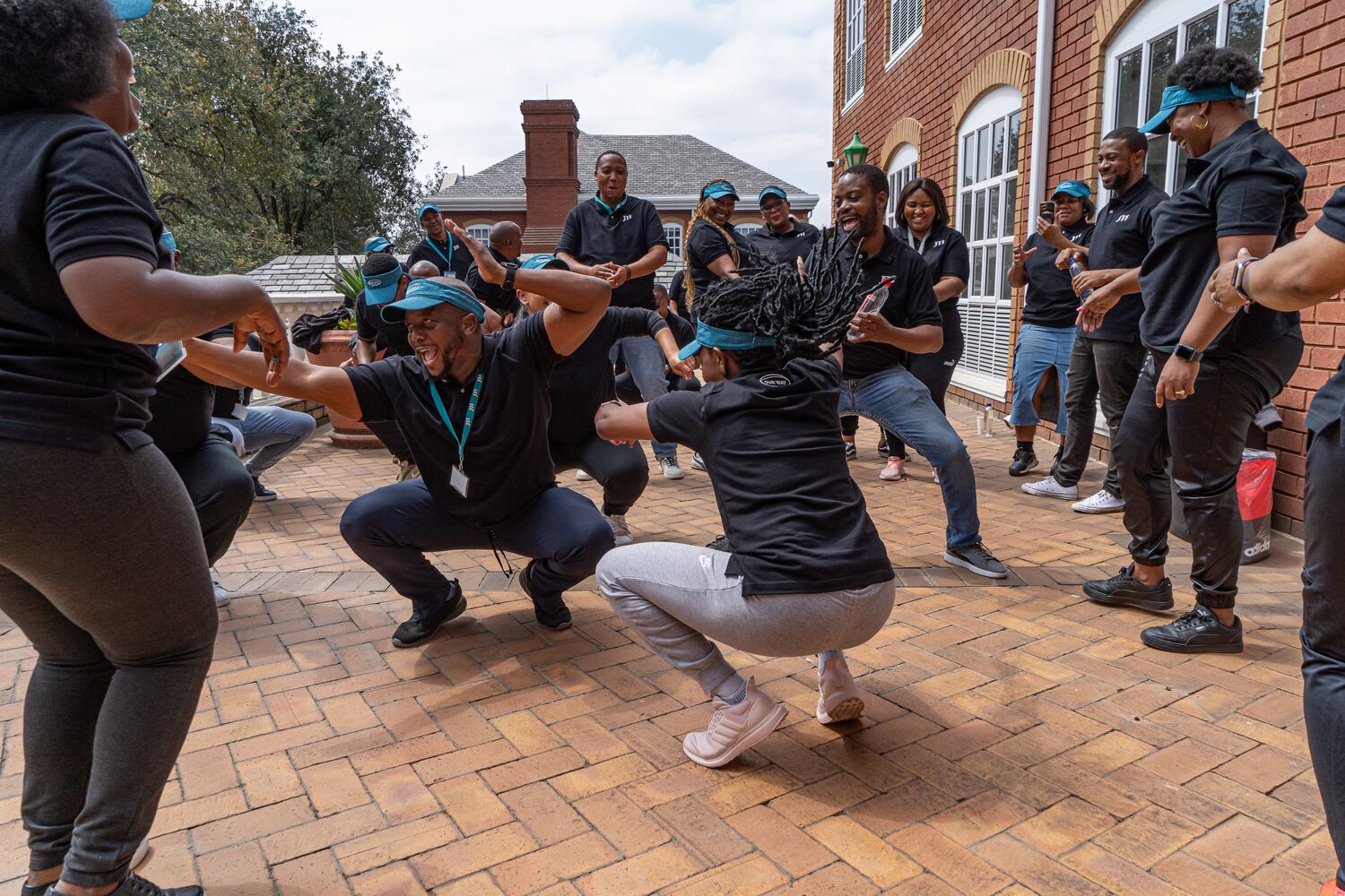 Team-building activity during JTI Wellness Day 2024