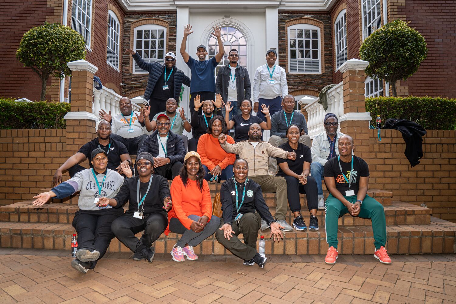 A team celebrating during JTI Wellness Day 2025