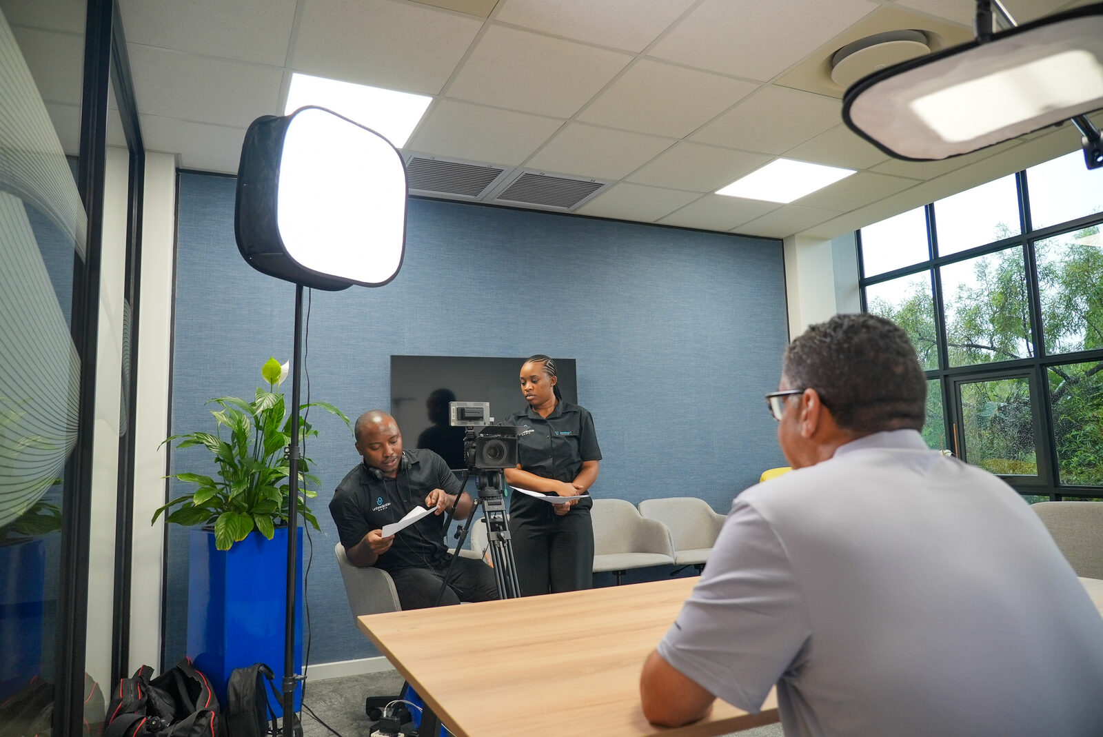 Unbreakable Media crew on set