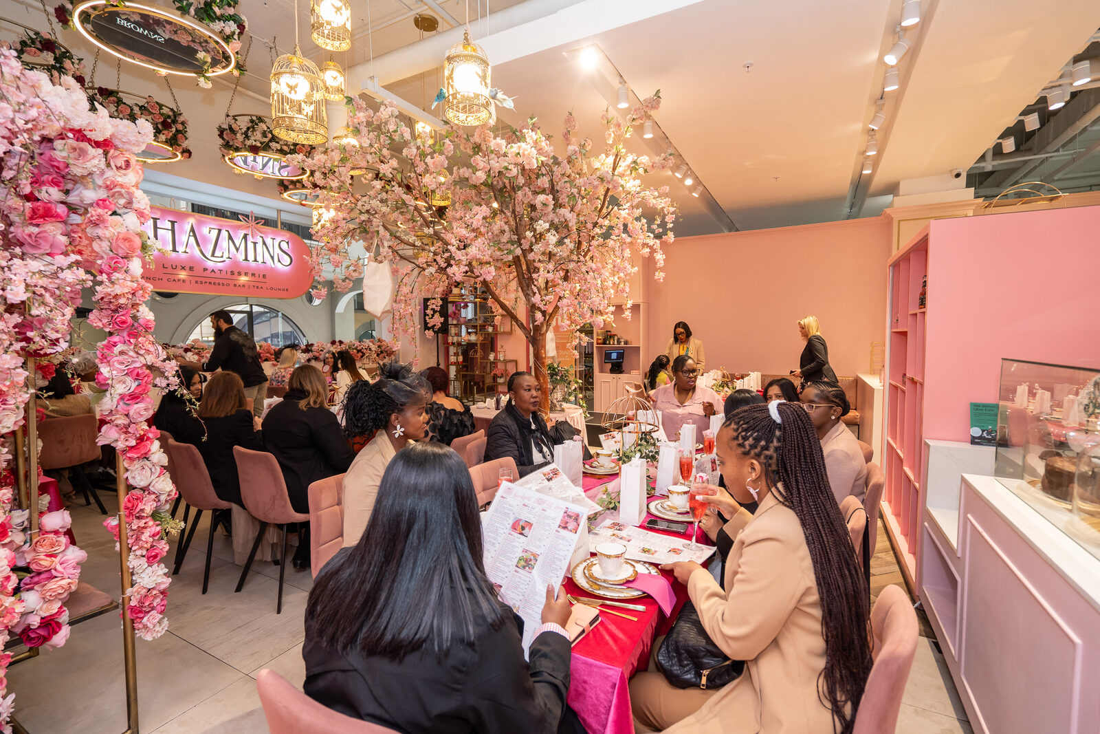 JT International Bridgerton-themed high tea event