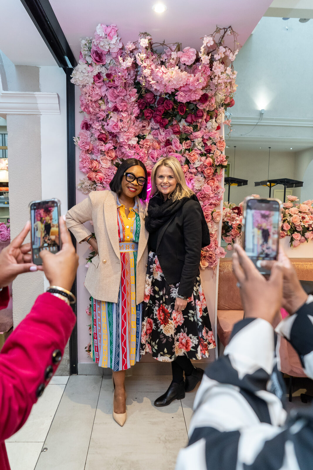 JT International Bridgerton-themed high tea event guests