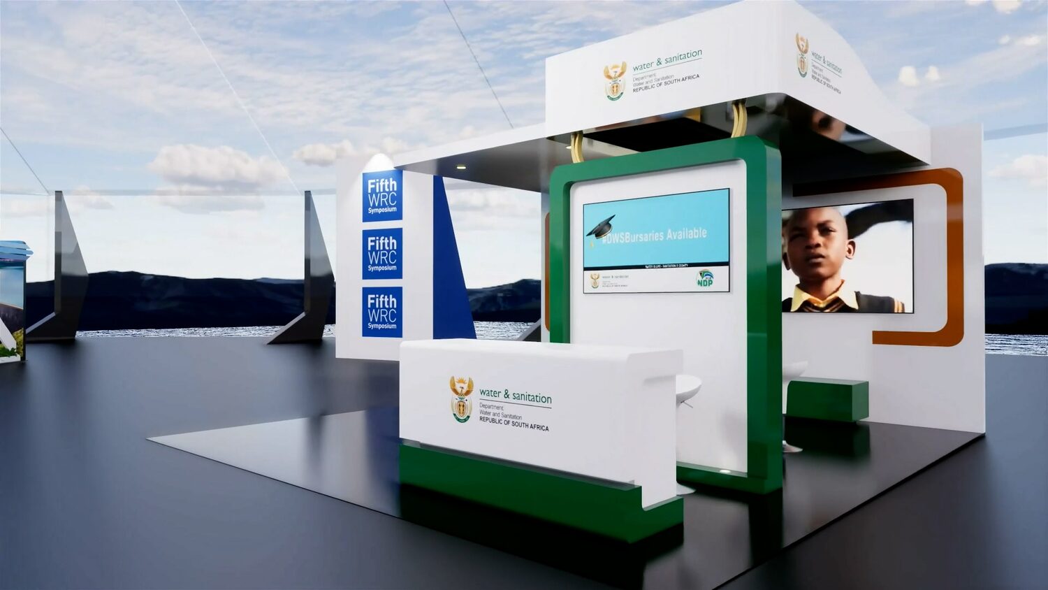 The symposium virtual exhibition stand